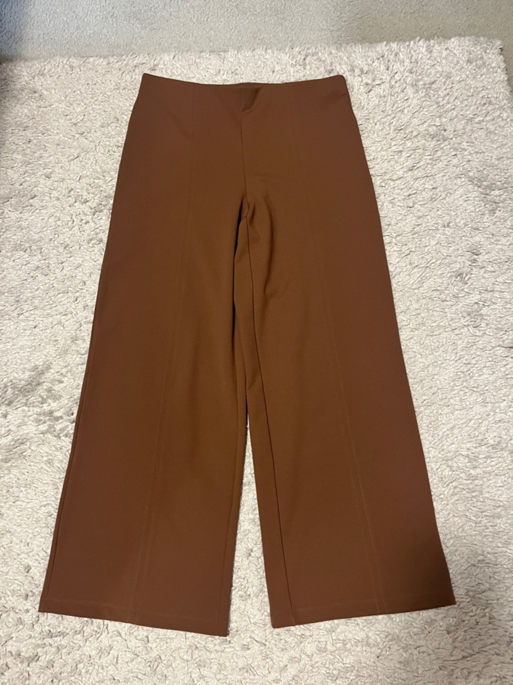 H&M Wide Leg Pants in Brown